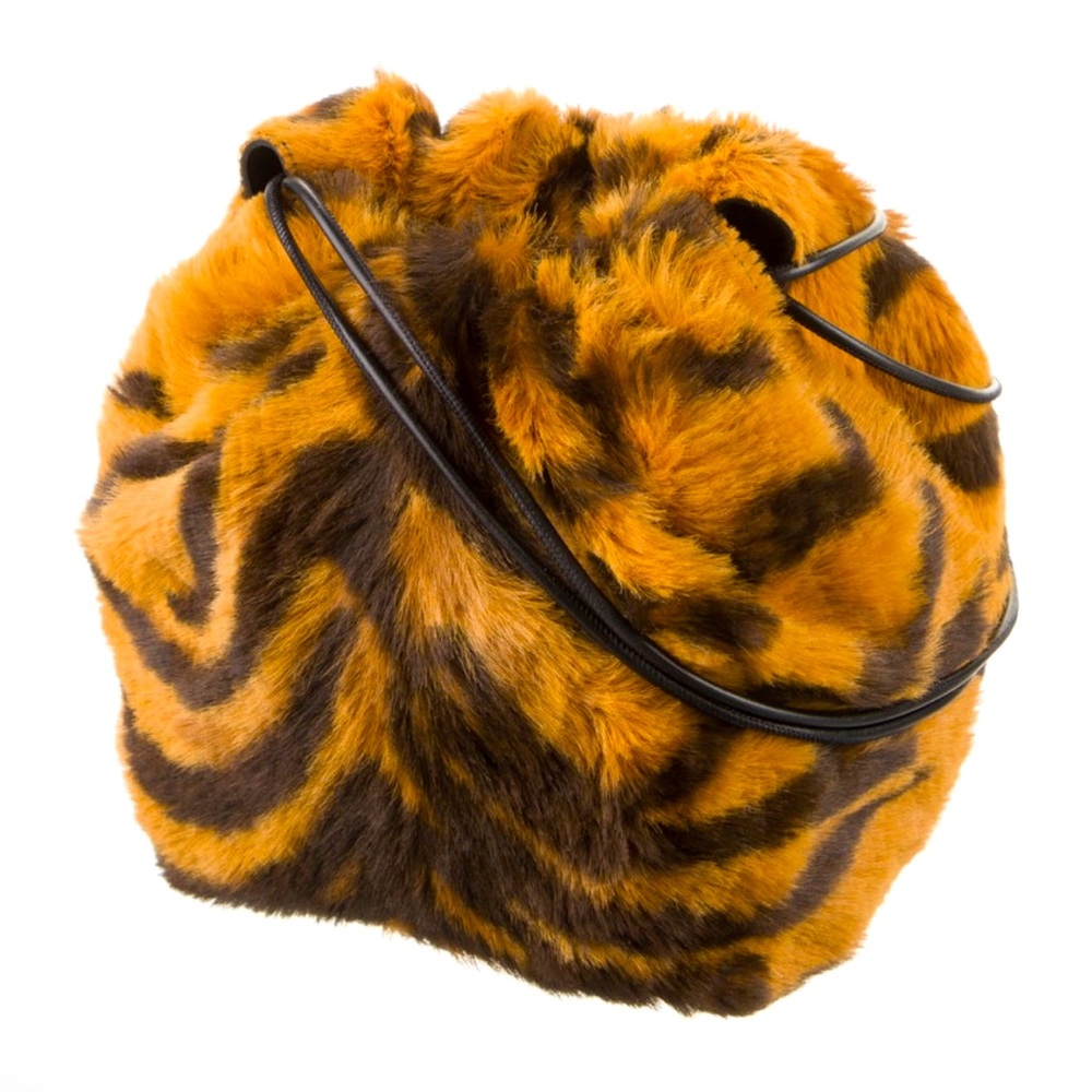 Jil Sander Tiger Drawstring Crossbody Bag